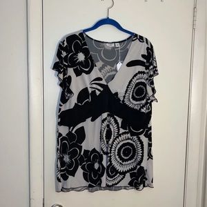 Cato floral blouse